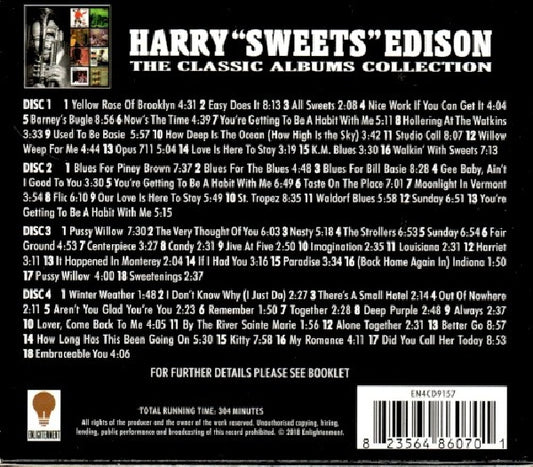 Harry 'sweets' Edison - Classic album collection (CD)