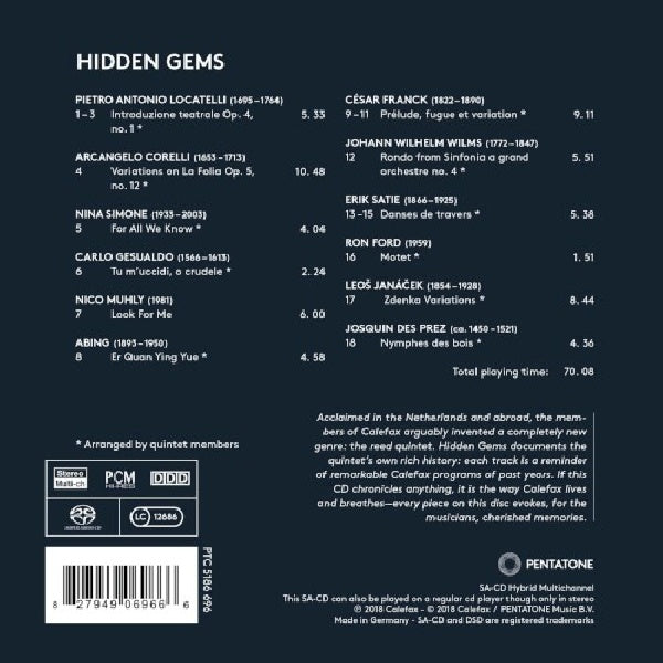 Calefax - Hidden gems (Super Audio CD CD)