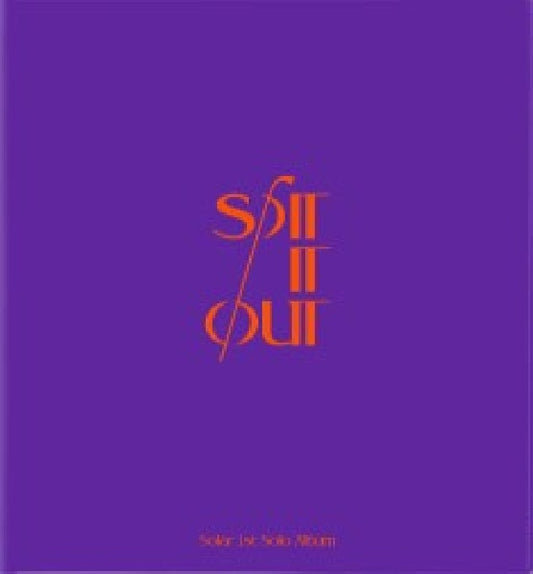 Solar (mamamoo) - Spit it out (1st Single Album CD)