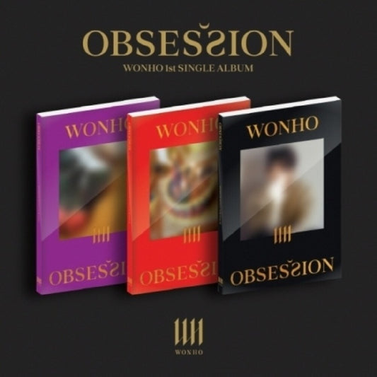 Wonho - Obsession (1st Single / 104pg. Photobook / 3 Versions CD)
