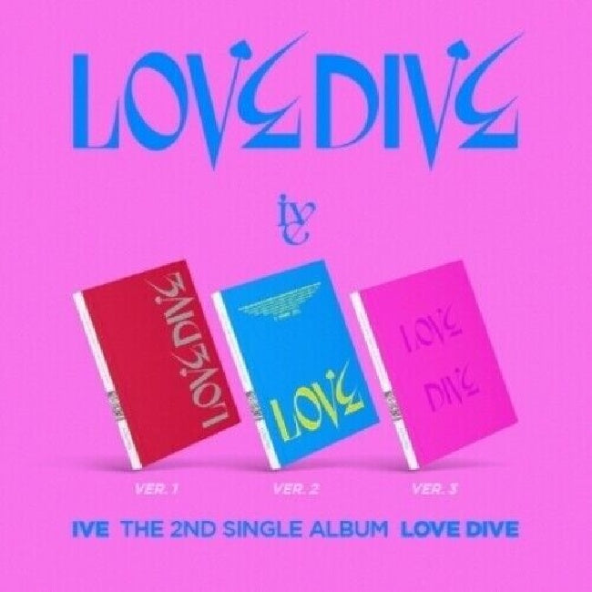 Ive - Love dive (2nd Single / 96pg. Photobook / 3 Versions CD)