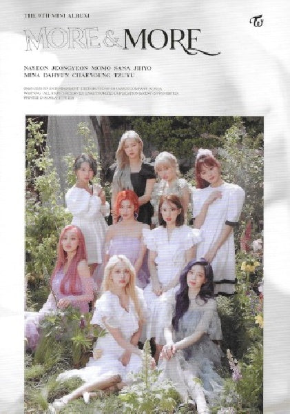 Twice - More & more (3 Versions / Incl. 88pg. Photobook/Postcard/Photocards CD)