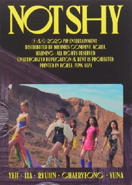 Itzy - Not shy (3 Versions Randomly Supplied / Incl. 72pg Photobook, Photobook CD)