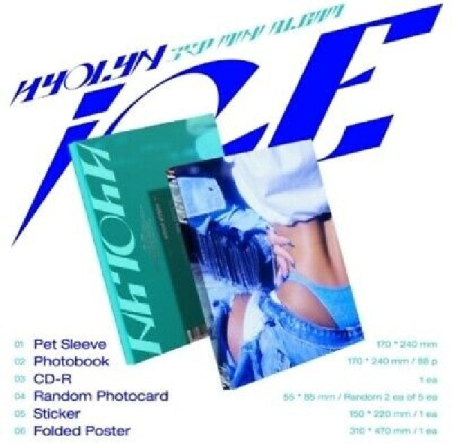 Hyolyn - Ice (3rd Mini Album / 88pg. Photobook CD)