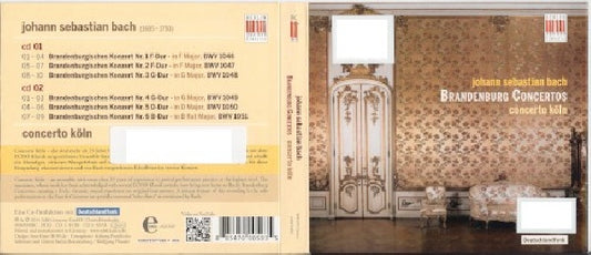 Johann Sebastian Bach - Brandenburg concertos (Concerto Koln CD)