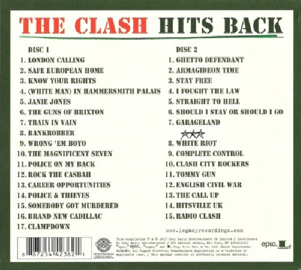 The Clash - Hits back (CD)