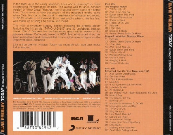 Elvis Presley - Today (legacy edition) (CD)