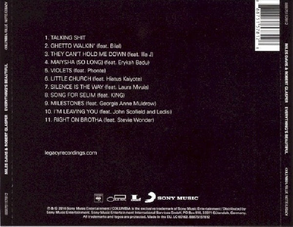 Miles Davis & Robert Glasper - Everything's beautiful (Ft. Robert Glasper CD)