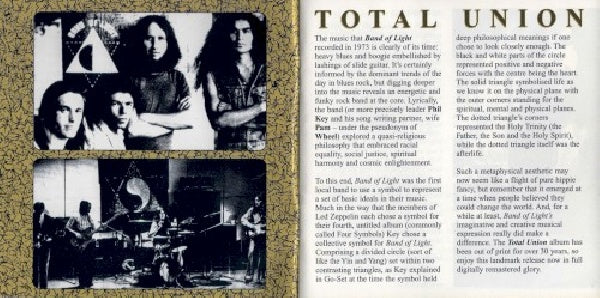 Band Of Light - Total union +5 (Remastered W/5 Bonus Tracks CD)