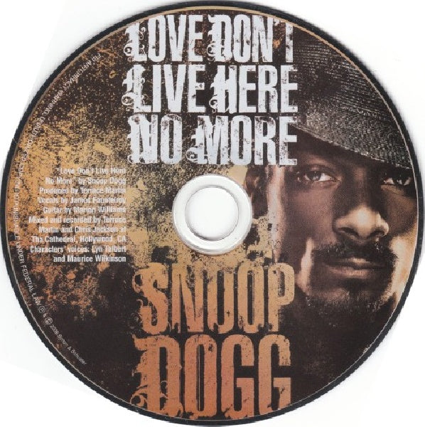 Snoop Dogg - Love don't live here no more (.. More/226 Pgs, Pb boek/drukwerk)