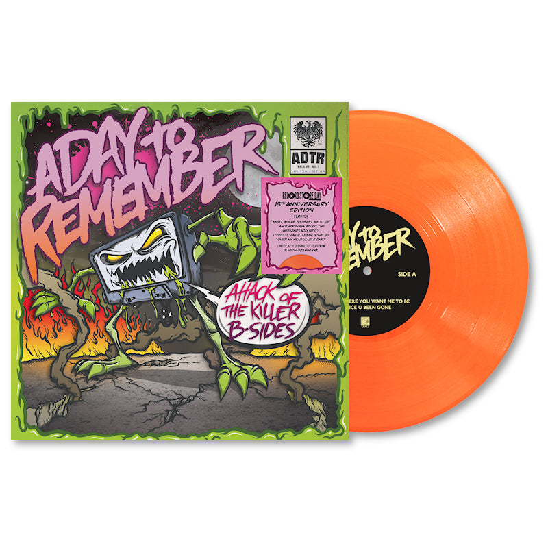 A Day To Remember - Attack Of The Killer B-Sides (15th Anniversary Edition) (Colour Tbc, 10\", Coloured Vinyl, Rsd, Limited Edition LP)