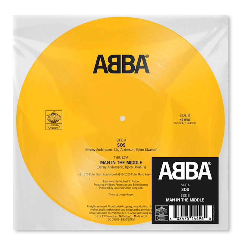 Abba - Sos / man in the middle (Picture Disc 7-inch single)