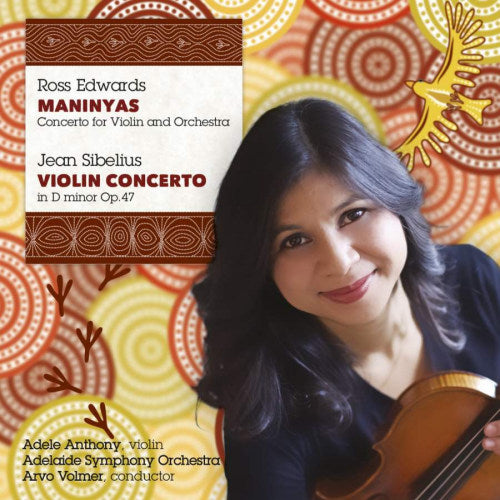 Edwards/sibelius - Concerto for violin & orchestra (Adele Anthony/Adelaide S.O./A.Volmer CD)