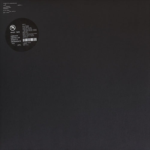 Aphex Twin - Computer controlled acoustic instruments pt2 (.. Acoustic Instruments Pt2 // 140 Gram W/Dl Code 12-inch maxi-single)