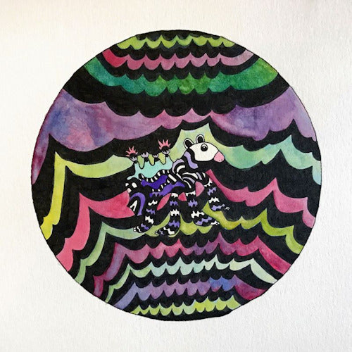 Angelo De Augustine - Swim inside the moon (.. the Moon / Bone Color (First Run Only), Coloured Vinyl LP)