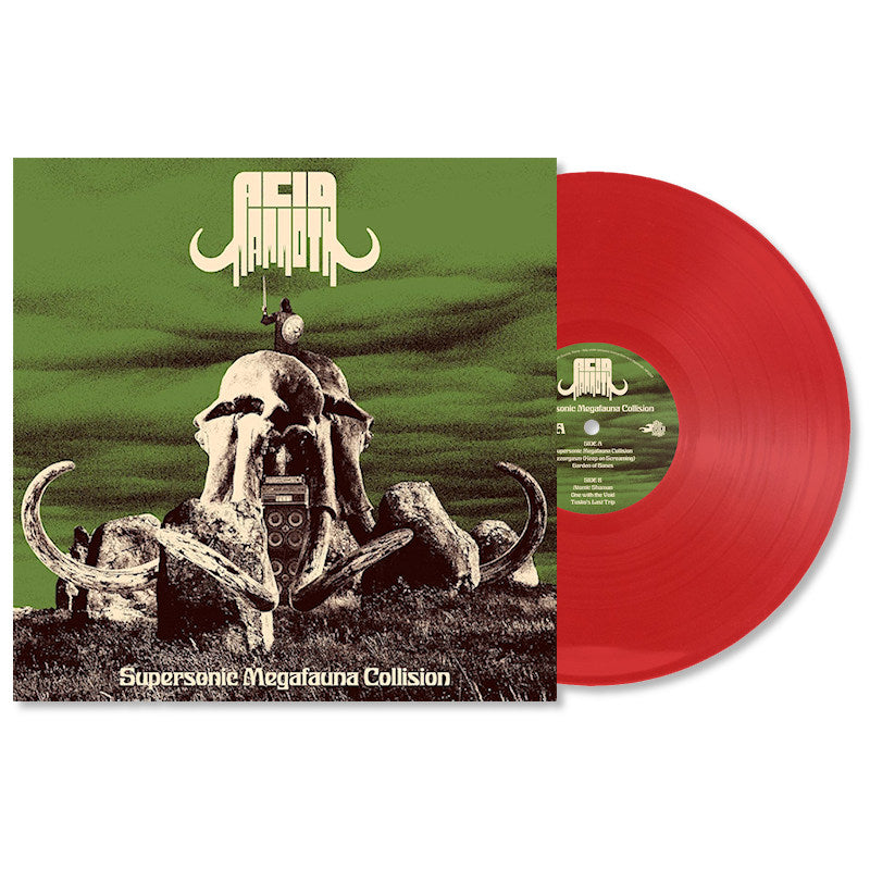Acid Mammoth - Supersonic megafauna collison (Red, Coloured Vinyl LP)