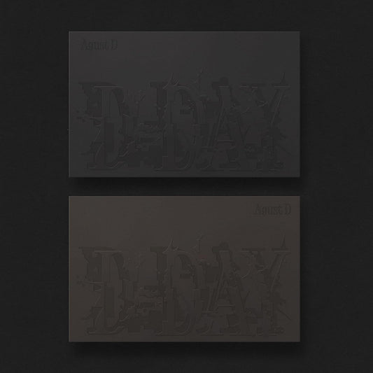 Agust D - D-Day (100pg. Photobook / 2 Versions CD)