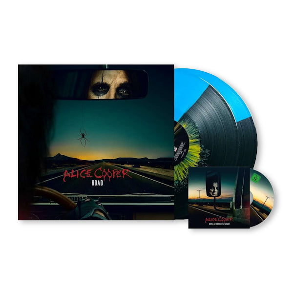 Alice Cooper - Road (Blue/Black Split With Yellow Splatter + Dvd LP)