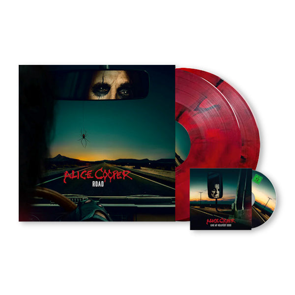 Cooper, Alice - Road (Red Marbled Vinyl + Dvd, Coloured Vinyl LP)
