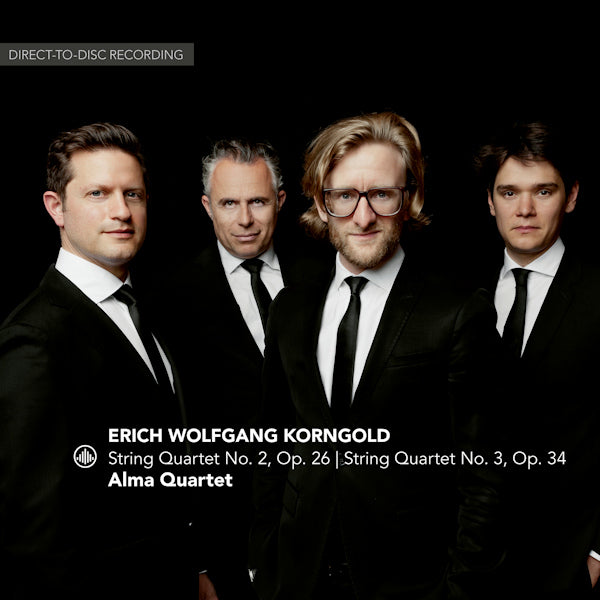 Alma Quartet - Korngold: string quartet no. 2, op. 26 / string quartet no. 3, op. 34 (.. Quartet No.2 Op.26/String Quartet No.3 Op.34/ Akl 22 CD)