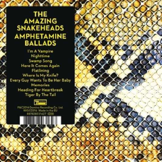 Amazing Snakeheads - Amphetamine ballads (=Debut From Glasgow Trio On Domino= CD)