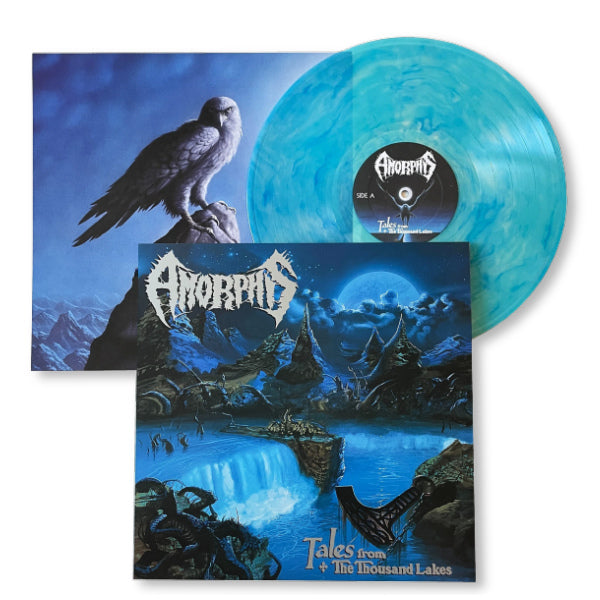 Amorphis - Tales from the thousand lakes (.. the Thousand Lakes / Clear With Blue Marble Vinyl, Transparent, Coloured Vinyl LP)