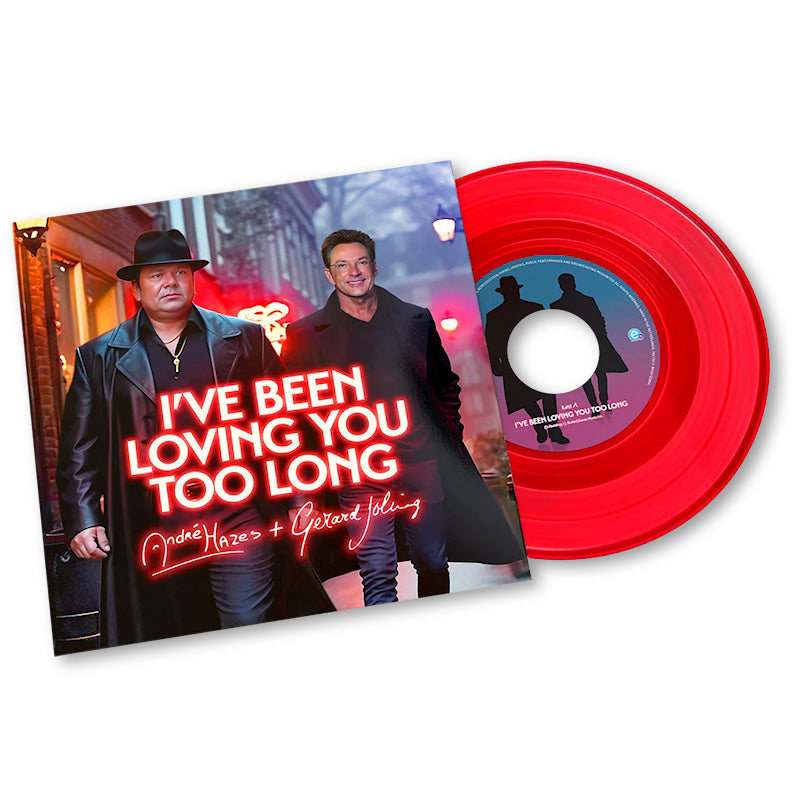 Gerard Joling André Hazes - I've been loving you too long (Transparent, Coloured Vinyl 7-inch single)