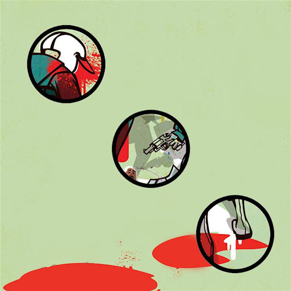 Apollo Brown - Stiched up & shaken (.. Shaken / White W/ Pink & Orange Splatter Vinyl, Coloured Vinyl LP)