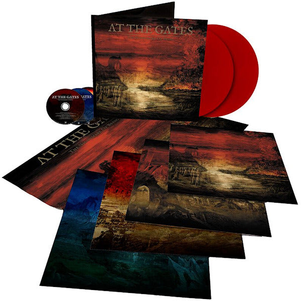 At The Gates - The Nightmare of Being -deluxe coloured- (.. Being / 2lp+3cd / Transparent Red Vinyl / Artbook, Transparent, Coloured Vinyl, Limited Edition, Deluxe Edition, Box Set LP)
