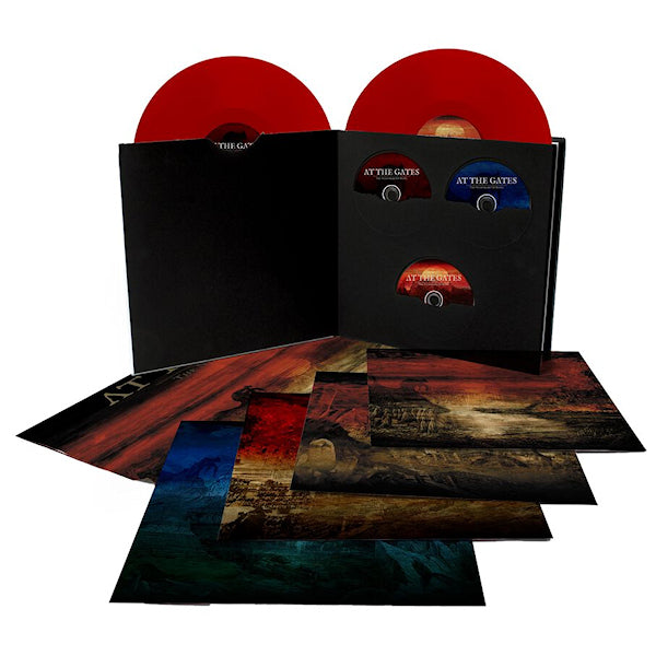 At The Gates - The Nightmare of Being -deluxe coloured- (.. Being / 2lp+3cd / Transparent Red Vinyl / Artbook, Transparent, Coloured Vinyl, Limited Edition, Deluxe Edition, Box Set LP)