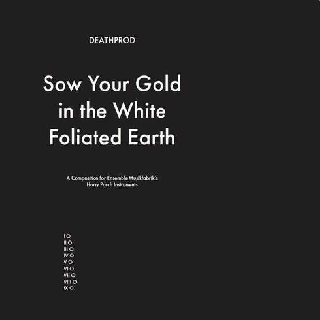 Deathprod - Sow your gold in the white foliated earth (LP)