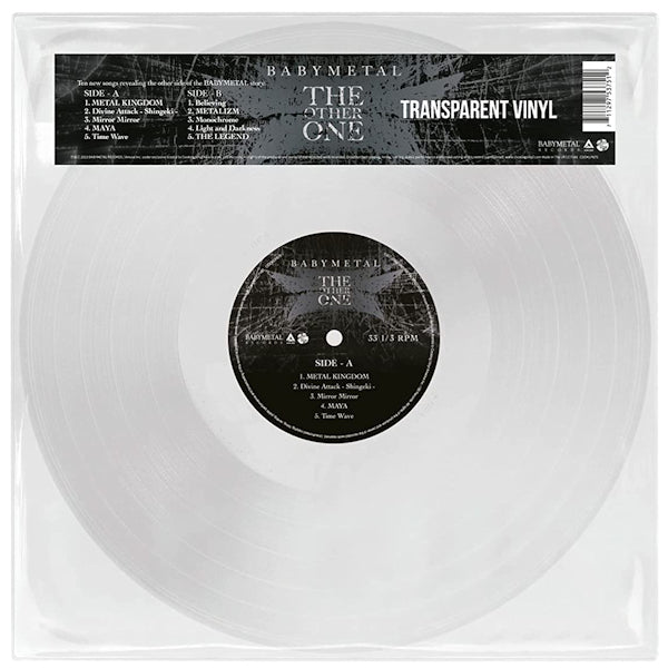 BABYMETAL - The other one (All Retail Transparent Vinyl, Transparent LP)