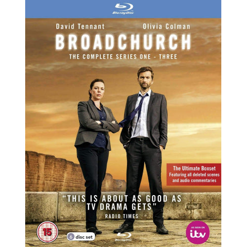 Tv Series - Broadchurch season 1-3 (Uk Version /Cast: David Tennant, Olivia Colman blu ray movie)