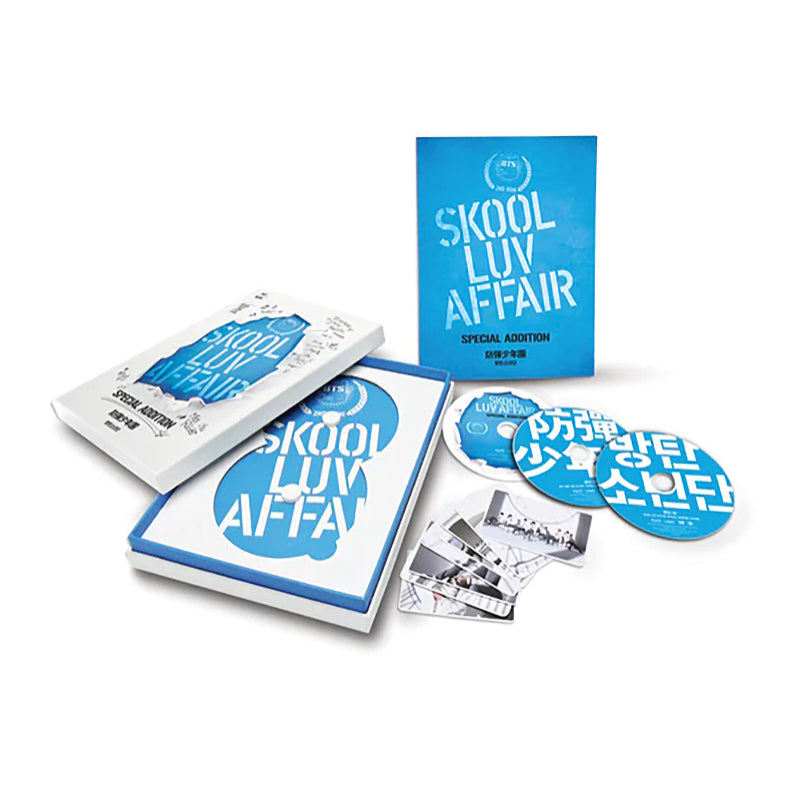 Bts - Skool luv affair (.. Affair/Photobook+Photocards/Behind the Scenes Dvd's, Box Set, CD+Dvd, Digipak, Reissue, Special Edition CD)