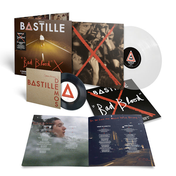 Bastille - Bad Blood X (10th Anniversary / 180gr. Crystal Clear Lp + Black 7", High Quality, Transparent LP)