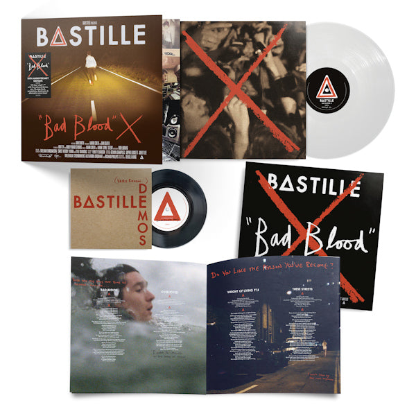 Bastille - Bad Blood X (10th Anniversary / 180gr. Crystal Clear Lp + Black 7", High Quality, Transparent LP)