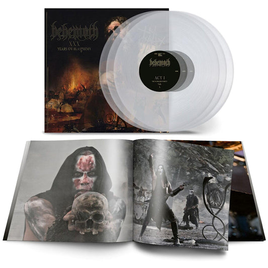 Behemoth - Xxx years ov blasphemy (Clear, Transparent, Coloured Vinyl LP)