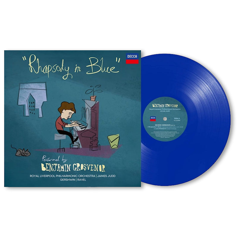 Benjamin Grosvenor / Royal Liverpool Philharmonic Orchestra - Rhapsody in blue (.. Blue / 180gr. Blue Vinyl, High Quality, Coloured Vinyl, Limited Edition LP)