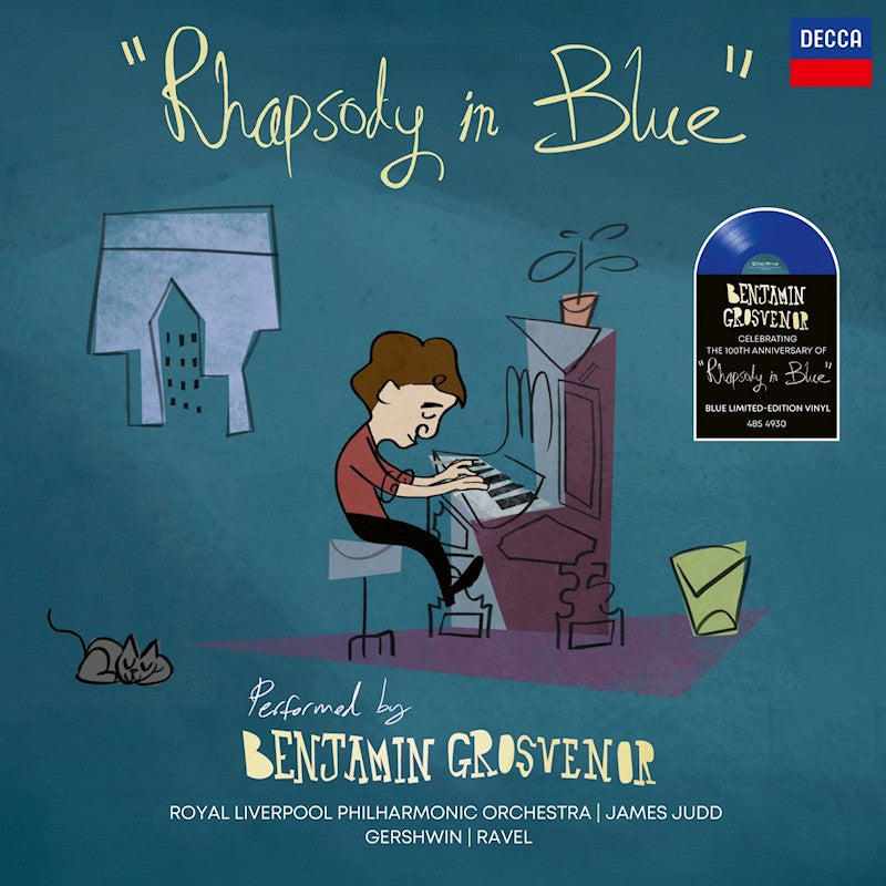 Benjamin Grosvenor / Royal Liverpool Philharmonic Orchestra - Rhapsody in blue (.. Blue / 180gr. Blue Vinyl, High Quality, Coloured Vinyl, Limited Edition LP)