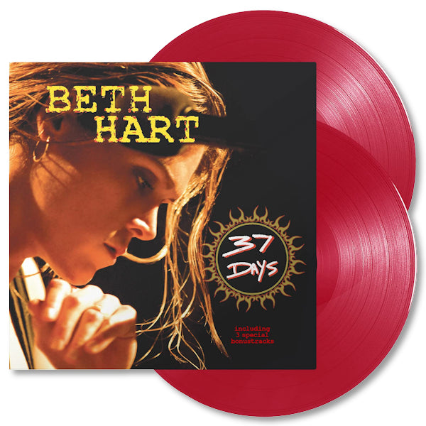 Beth Hart - 37 days -red vinyl- (Transparent Red Vinyl, Transparent, Coloured Vinyl LP)
