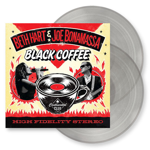 Beth Hart & Joe Bonamassa - Black coffee -transpar- (Clear Vinyl / 180gr., High Quality, Transparent LP)