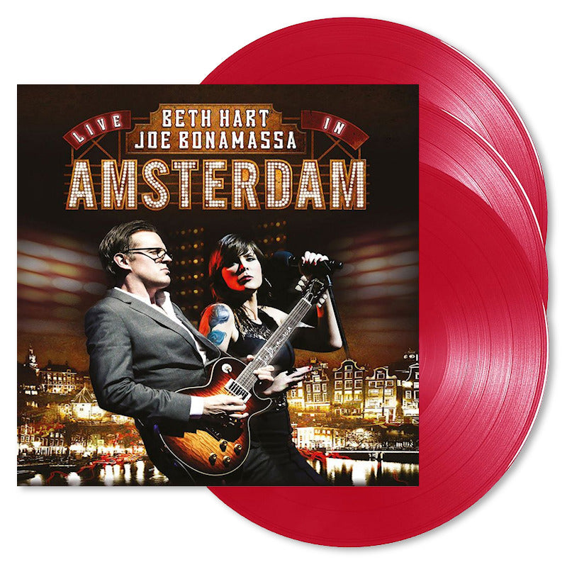 Hart, Beth & Joe Bonamassa - Live in amsterdam (Red, High Quality, Coloured Vinyl, Anniversary Edition LP)