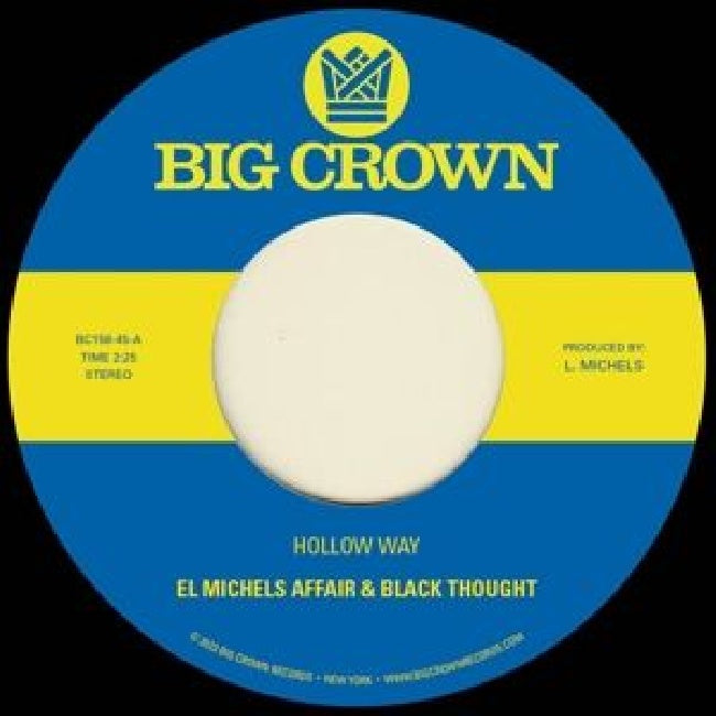 El Michels Affair & Black Thought - 7-hollow way (12-inch maxi-single)