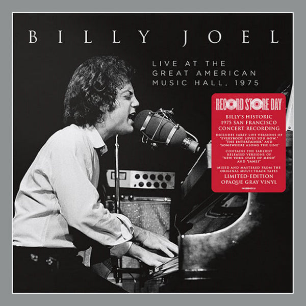 Billy Joel - Live at the great american music hall - 1975 (Gray Opaque / Rsd 23, Coloured Vinyl LP)