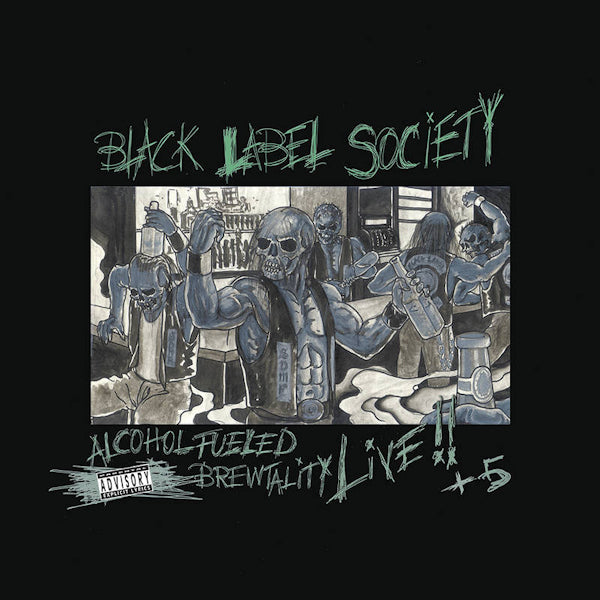 Black Label Society - Alchohol fueled brewtality live (.. Fueled Brewtality Live +5 / Rsd Us 22 180gr.Splatter, Coloured Vinyl, High Quality, Download Code LP)