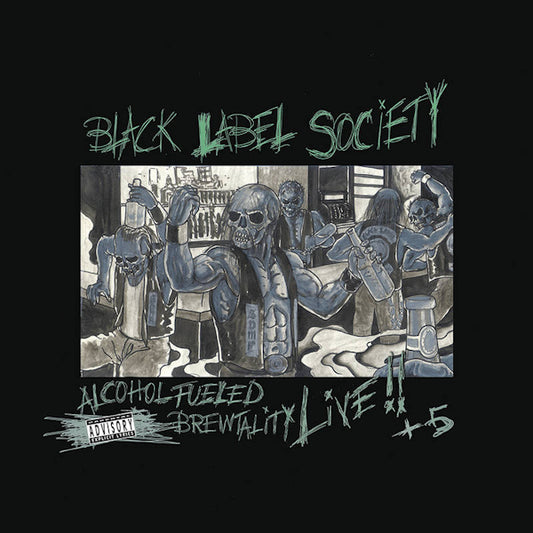 Black Label Society - Alchohol fueled brewtality live (.. Fueled Brewtality Live +5 / Rsd Us 22 180gr.Splatter, Coloured Vinyl, High Quality, Download Code LP)