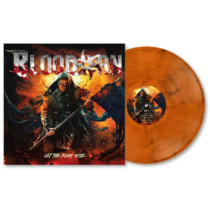 Bloodorn - Let the fury rise (Orange, Coloured Vinyl LP)