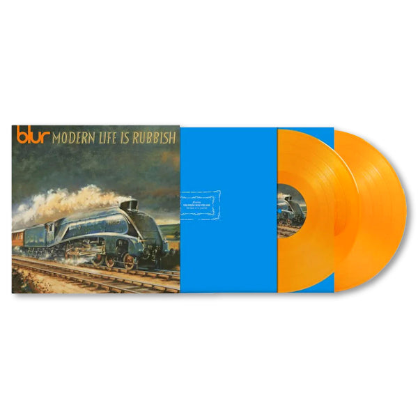 Blur - Modern life is rubbish -transparent orange vinyl- (.. Rubbish /Transparent Orange Vinyl/Nad 2023, Limited Edition, Coloured Vinyl, Transparent, Anniversary Edition LP)