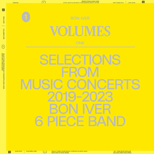 Bon Iver - Volumes one: selections from music concerts 2019-2023 (LP)