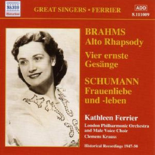 Johannes Brahms - Alto rhapsody (London Philharmonic Orchestra/Kathleen Ferrier CD)